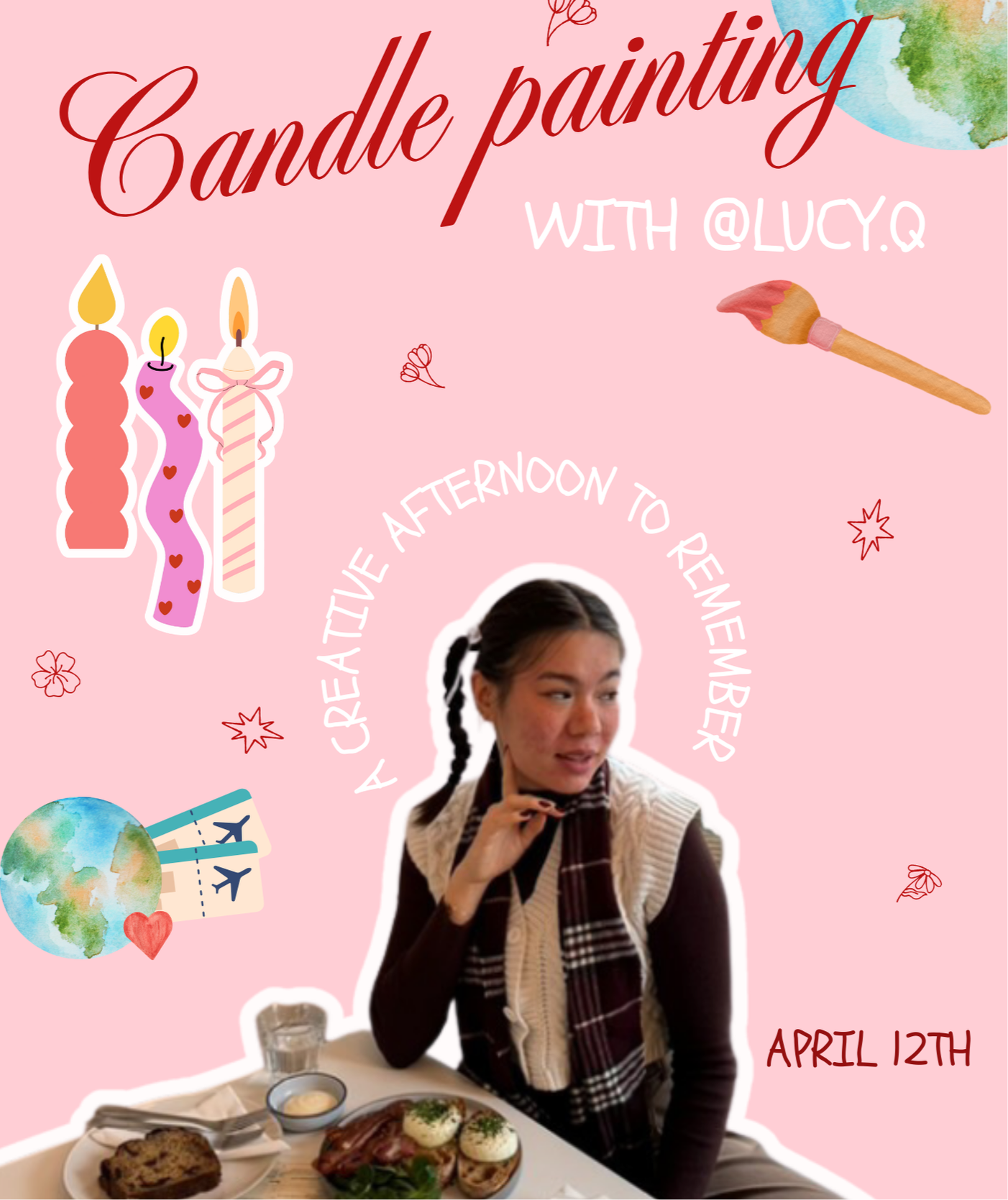 ✨ Candle Painting with Lucy - A Creative Afternoon to Remember! ✨