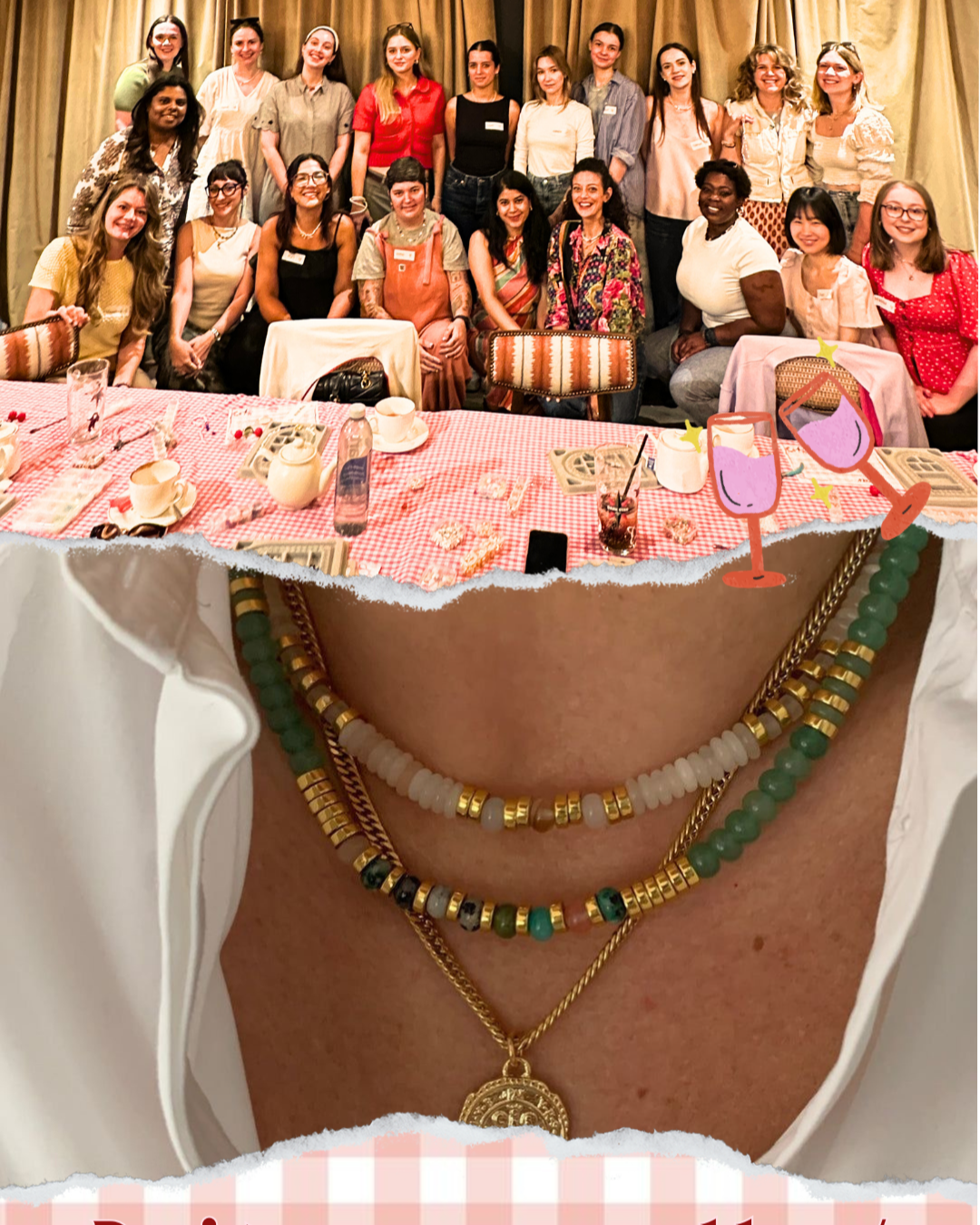 Design your own necklace/bracelet/anklet and meet like-minded friends!