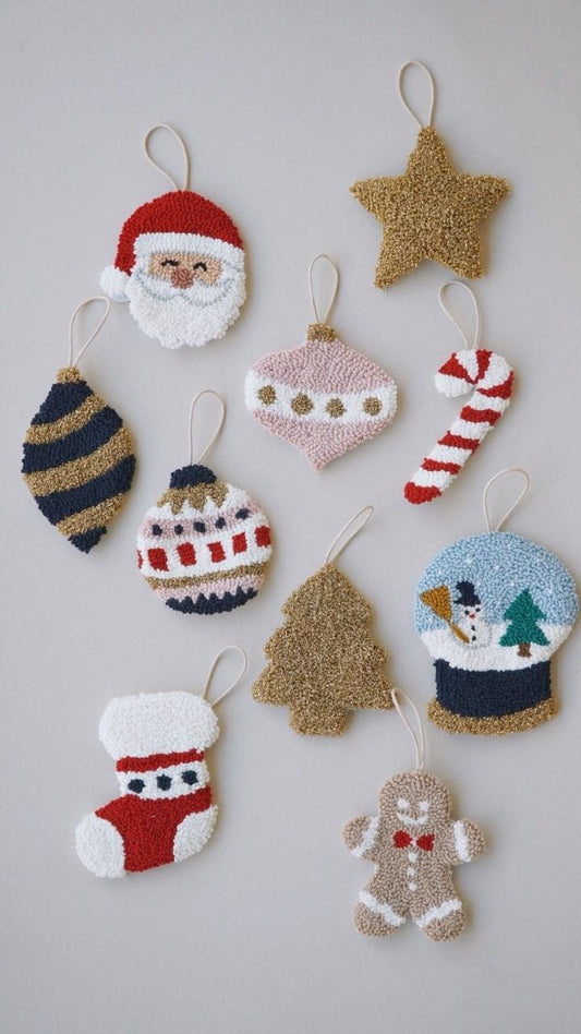 Punch Needle Festive Decoration: Create, Laugh & Decorate in Perfect Christmas Style!