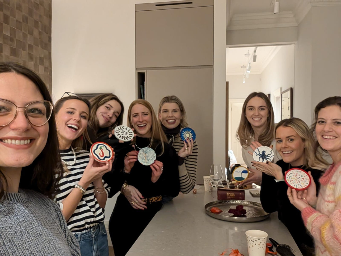 Hand-paint your own jewellery dish, sip & chat