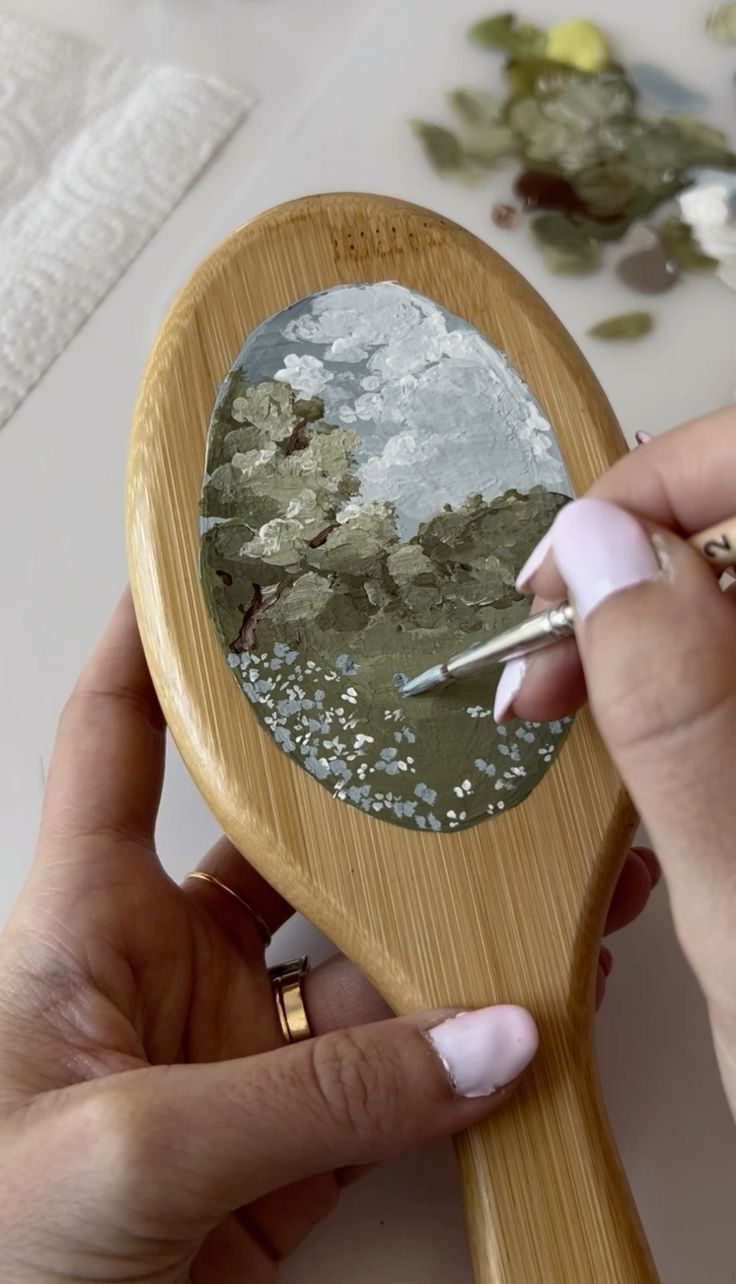 Design your own hair brush, sip and make new friends!