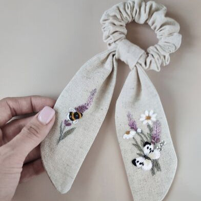 Embroider your own Hair Accessory, sip & meet new friends!