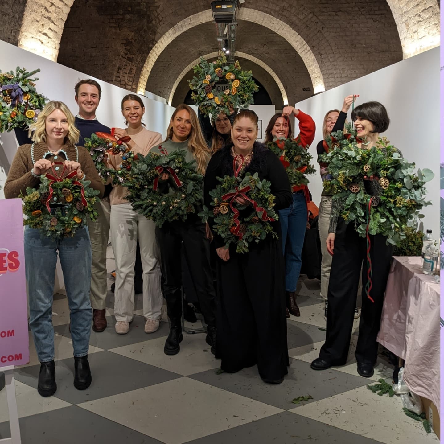 A Berry Christmas: Create Your Own Festive Wreath with Peony Belles!