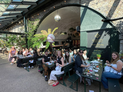 Embroider your own keychain, sip & meet new friends!