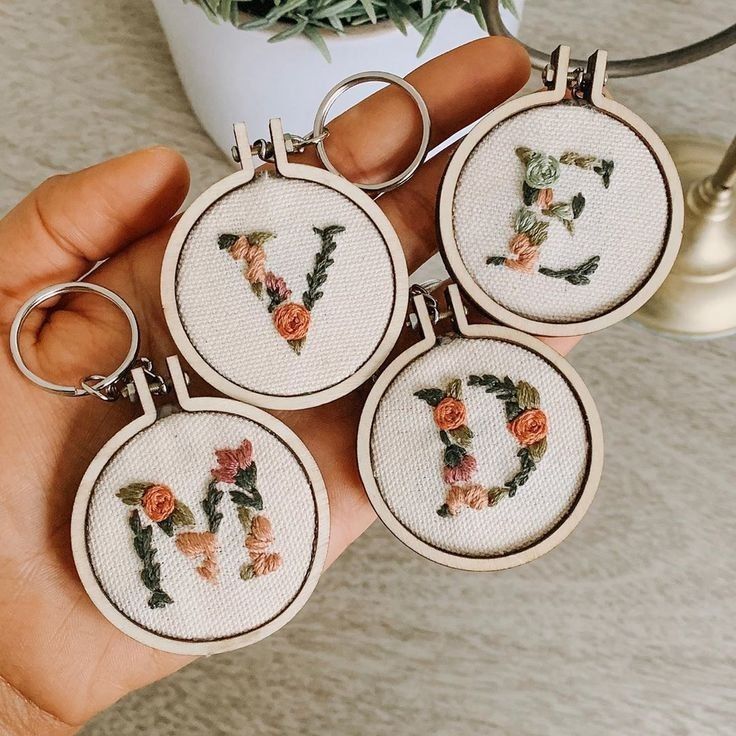 Embroider your own keychain, sip & meet new friends!