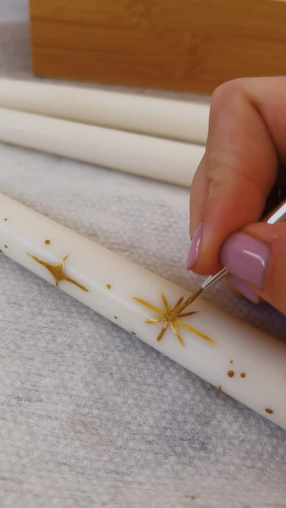 Xmas Artistic Candle Set: Join Us for an Extravagant Candle Set Painting Experience!