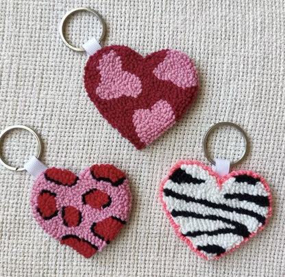 Punch Needle Keyring: Create, Laugh & Have fun!