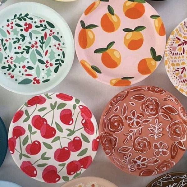 Hand-painted jewellery dishes - private event