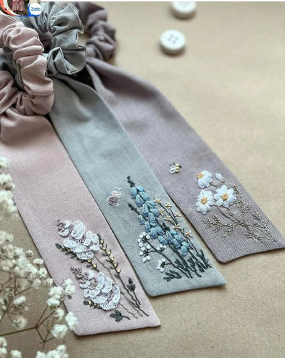 Embroider your own hair accessory, sip & meet new friends!