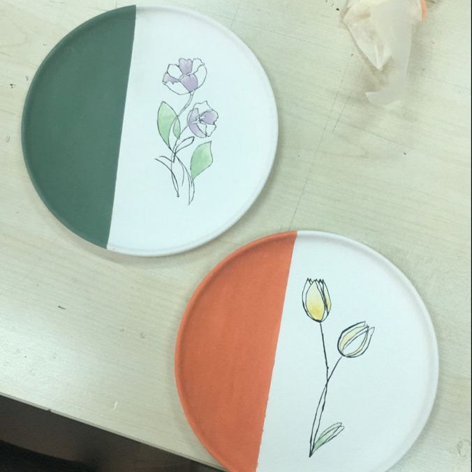 Hand-painted Jewellery Dishes - Kit