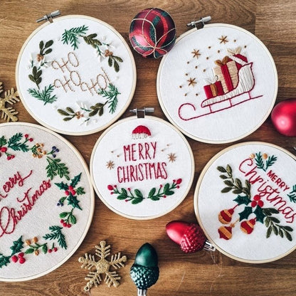 Embroider your own Xmas Decoration, sip & meet new friends!