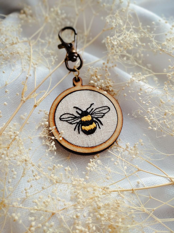 Embroider your own keychain, sip & meet new friends!