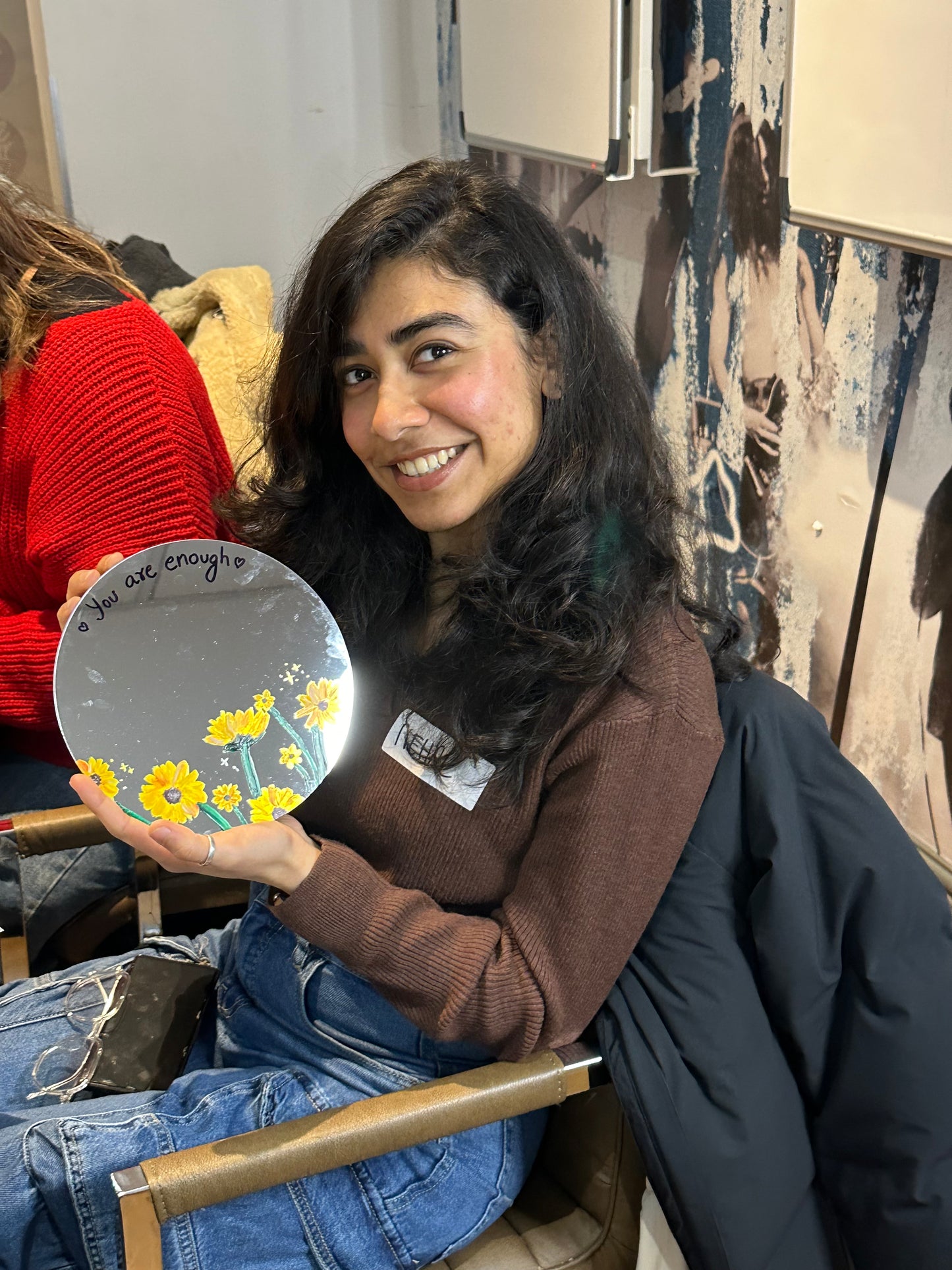 Hello New Year: hand-painted your own motivational mirror, sip & start the year with creative connections!