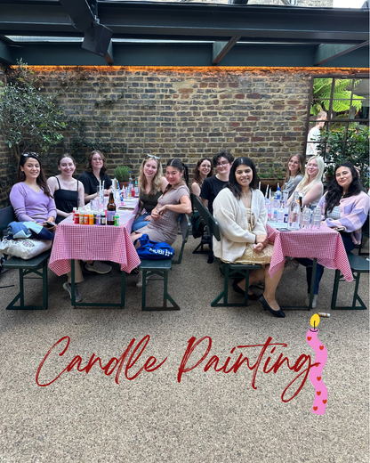 Candle painting night in a floating restaurant, sip and make new friends!