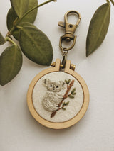 Blossom & Stitch: Embroidered Keychain Sweet Brunch