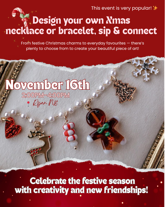 Xmas Edition: Design your own necklace/bracelet/anklet and meet like-minded friends!
