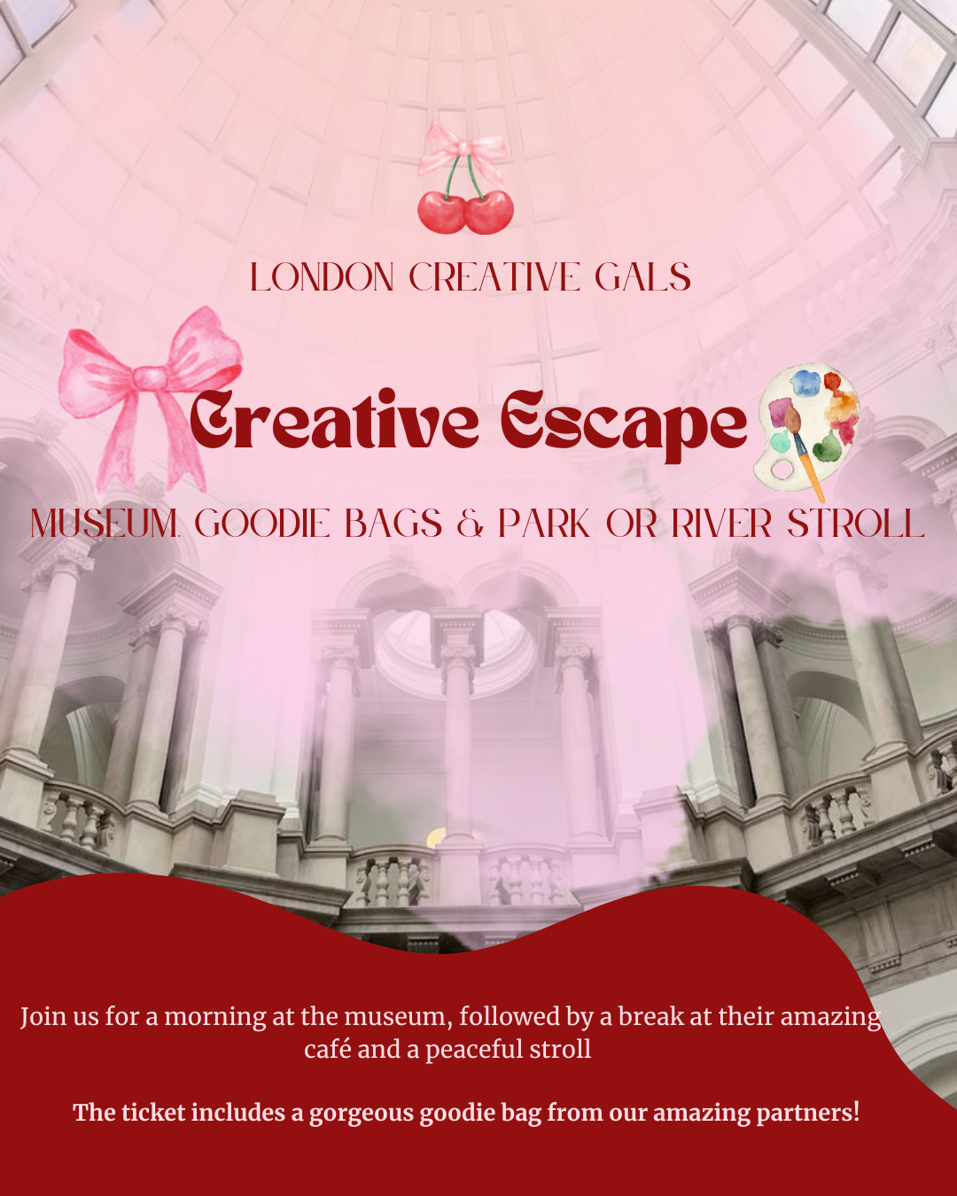 🎨 Creative Escape: Tate Britain Museum, Coffee, Goodie Bags from partners & Riverside Stroll ☕🌊