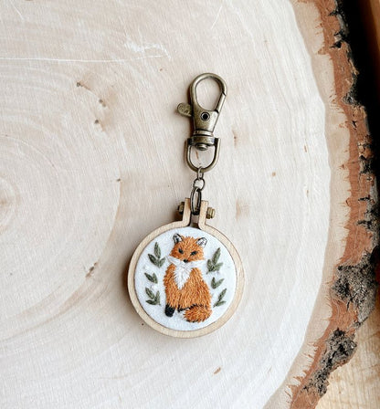 Embroider your own keychain, sip & meet new friends!