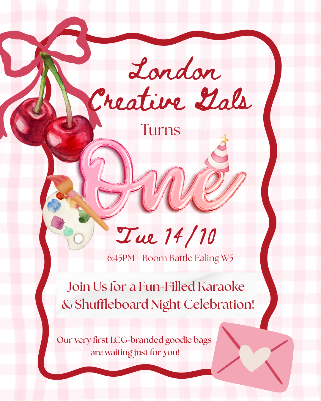 LCG turns 1: Join us for a fun-filled Karaoke and Shaffleboard Night Celebration!