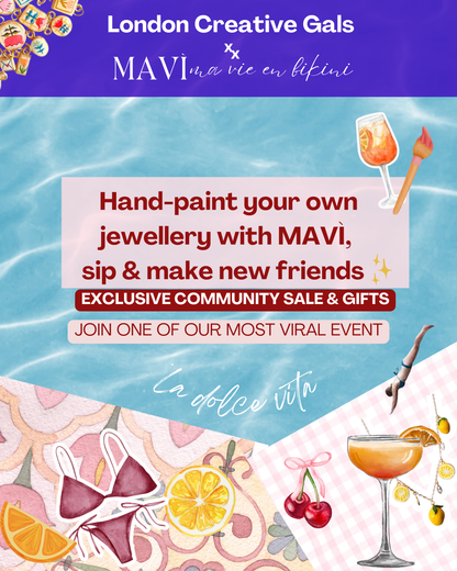 Hand - painted Jewellery with MAVÌ