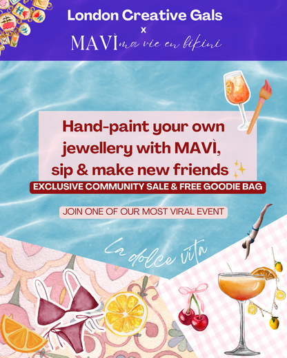Hand - painted Jewellery with Ma Vie En Bikini
