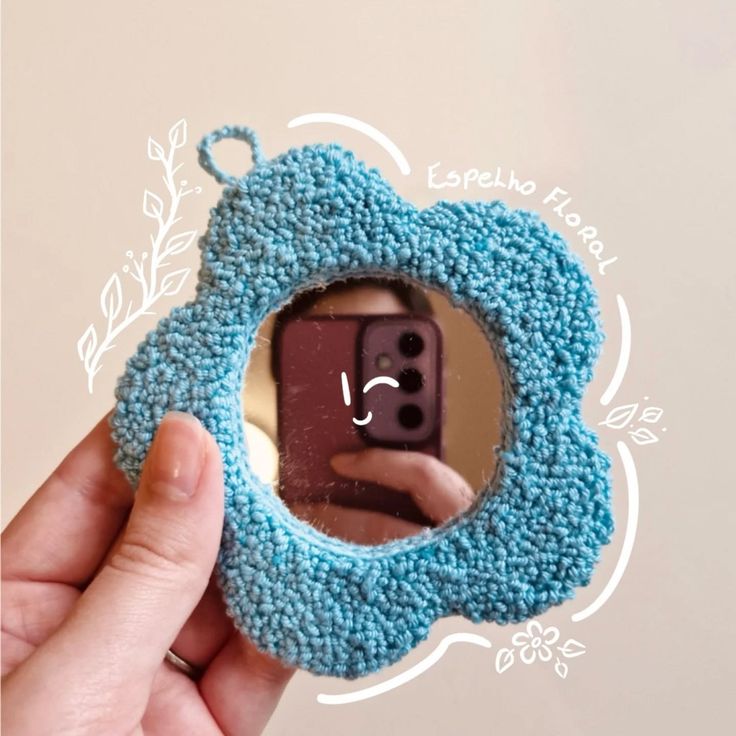 Flower Party: Make The Cutest Punch Needle Portable Mirror & have fun with us!