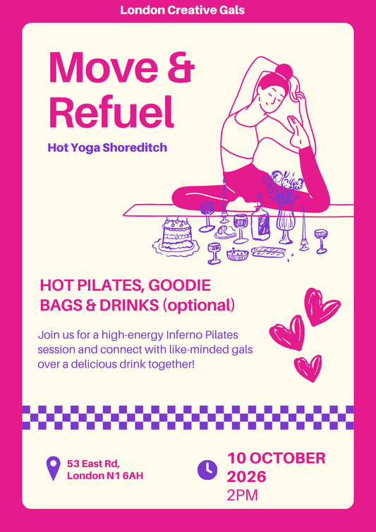 Move & Refuel: Hot Pilates, Goodie Bags & Drinks (optional)