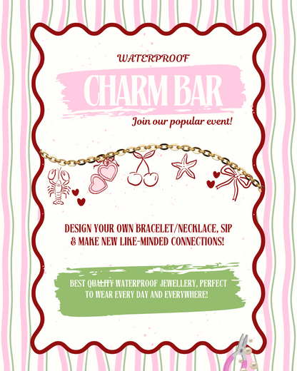 🎀 WATERPROOF CHARM BAR, SIP & CONNECT ✨🎀