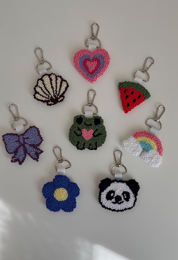 Punch Needle Keyring: Create, Laugh & Have fun!