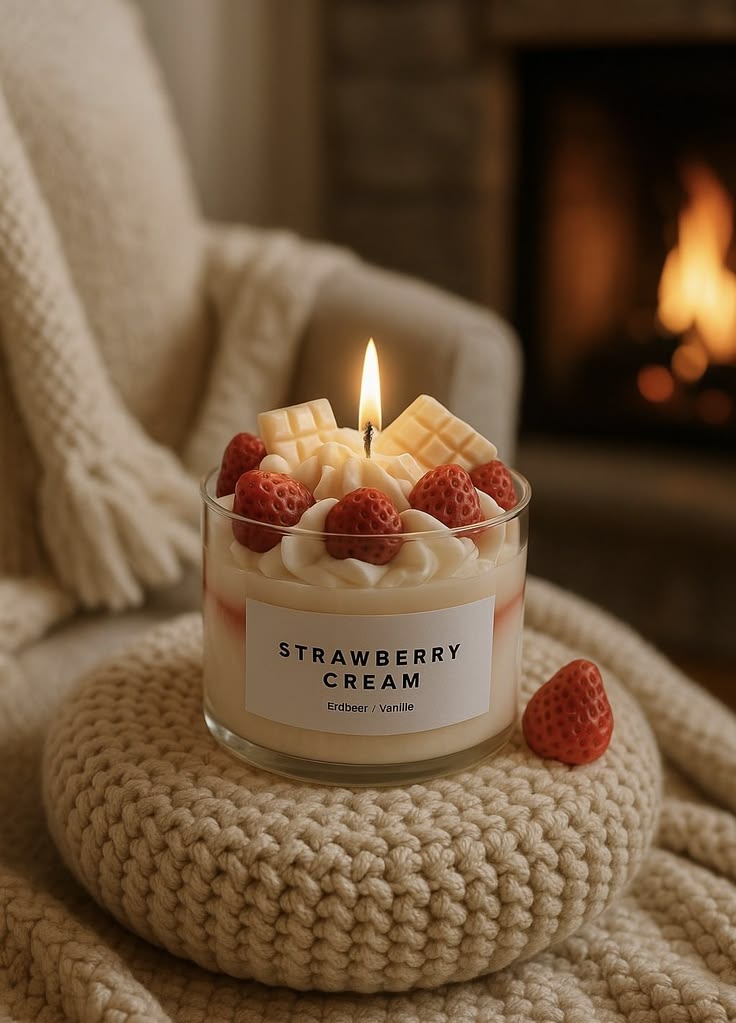 Make your own cheesecake candle, sip and meet new friends!
