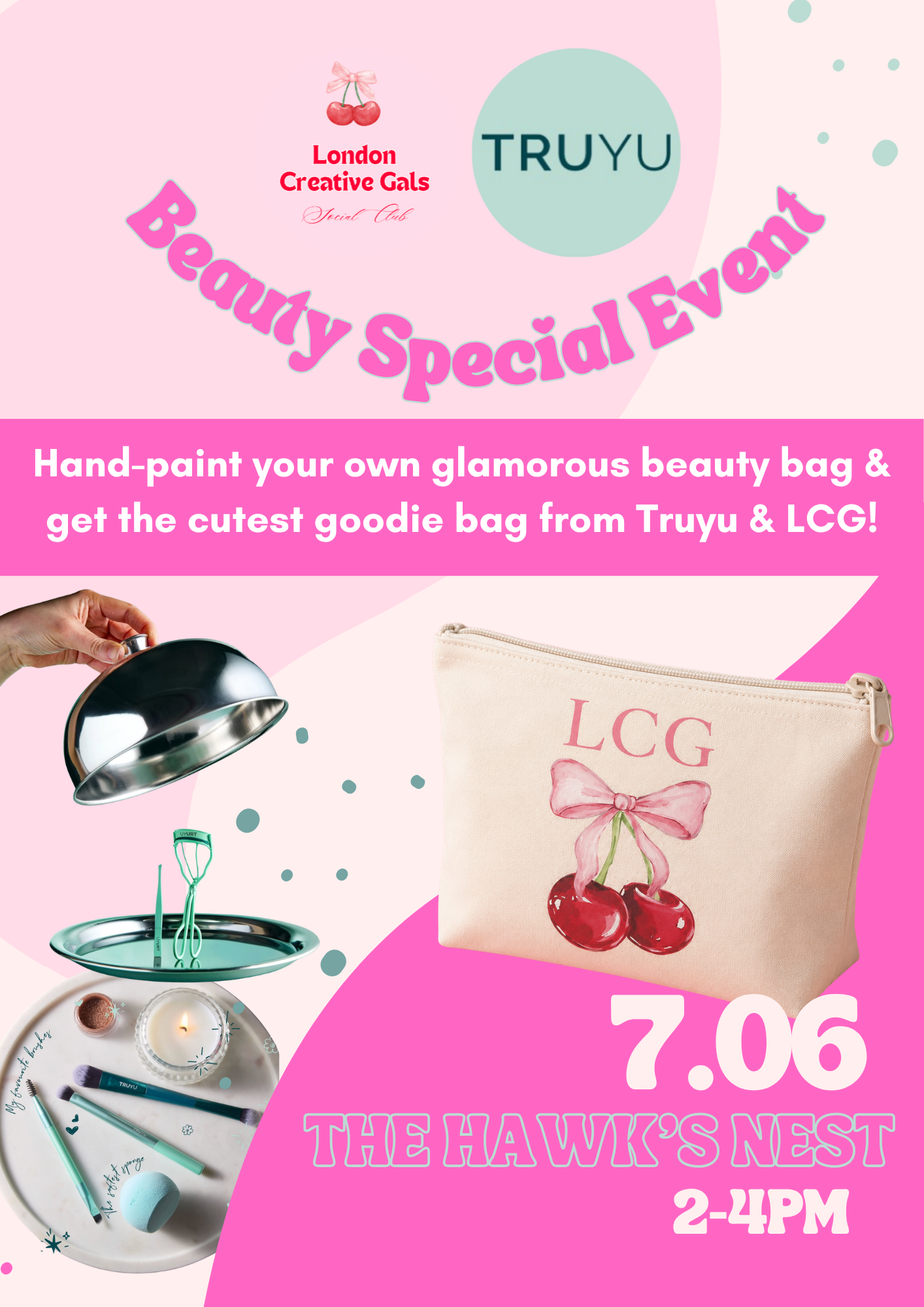 Beauty Special: Hand-paint your own glamorous beauty bag & get the cutest beauty gifts from Truyu!