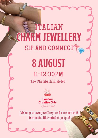🎀 ITALIAN CHARMS JEWELLERY, SIP AND CONNECT 🎀