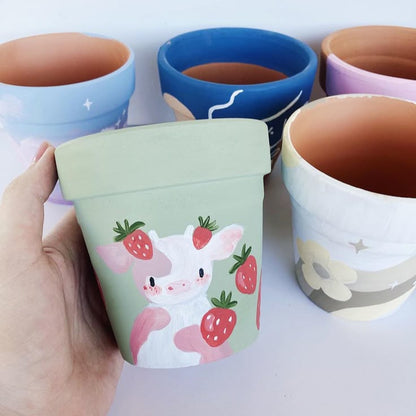 EASTER CREATE & QUIZ NIGHT: Hand painted terracotta vase, sip and chat!
