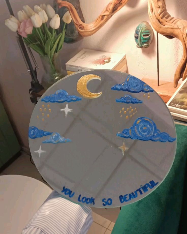 Hello New Year: hand-painted your own motivational mirror, sip & start the year with creative connections!
