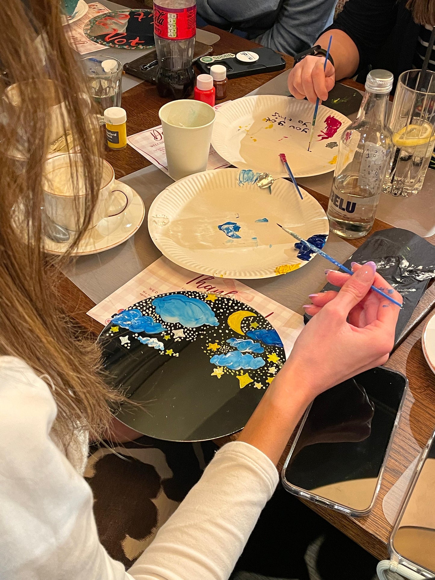 Believe in yourself: hand-paint your own motivational mirror, sip & make new creative connections!