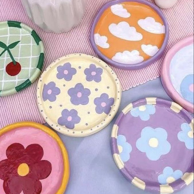 Hand-painted Jewellery Dishes - Kit