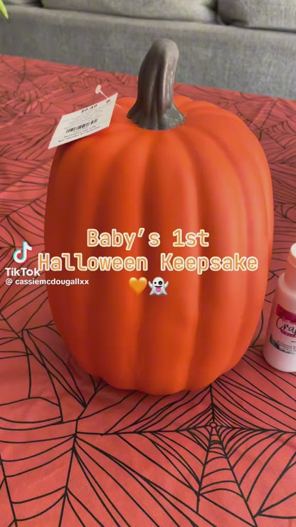 Babies & Paint - Halloween Party 👻🎃🕷️ Create a beautiful pumpkin keepsake, sip & meet other mums and their little ones!