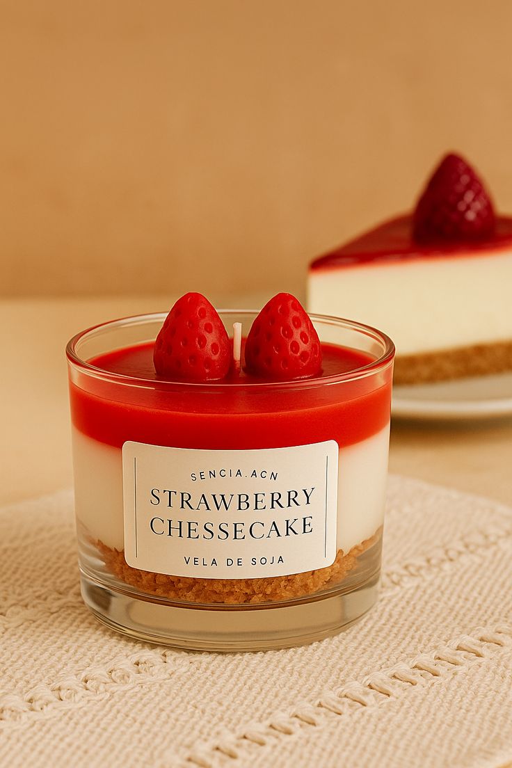 Make your own cheesecake candle, sip and meet new friends!